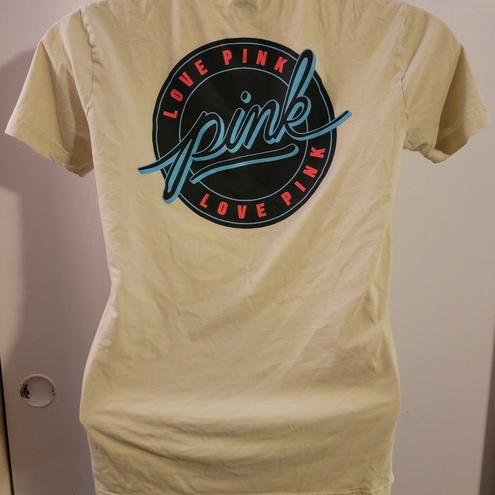 PINK Oversized Logo Tee